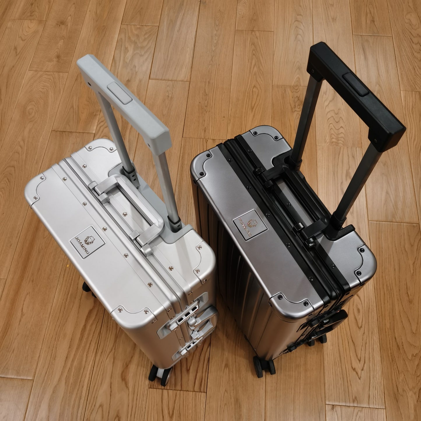 Premium Aluminum Magnesium Alloy Hardshell Luggage | 20"/24"/26"/28", 5 Colors, Striped Travel Case