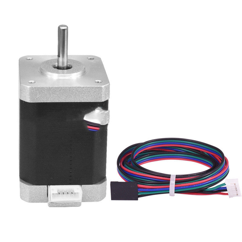 2-Phase Stepper Motor for 3D Printer i3 | 60mm, 3.6V DC, 1.5A | Black & White