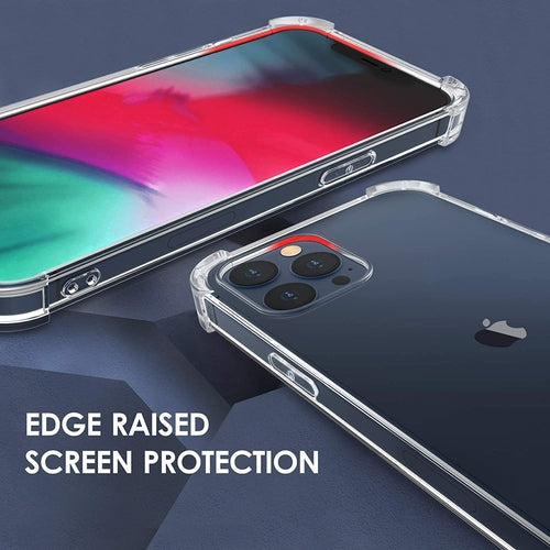 Crystal Clear Bumper Case for iPhone 12 Mini – Air-Guard Drop Protection