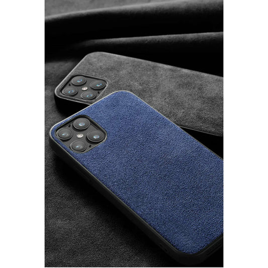 Anacotte Luxeium Premium Microfiber Suede iPhone Case – Luxury Handcraft | Black, Green, Blue