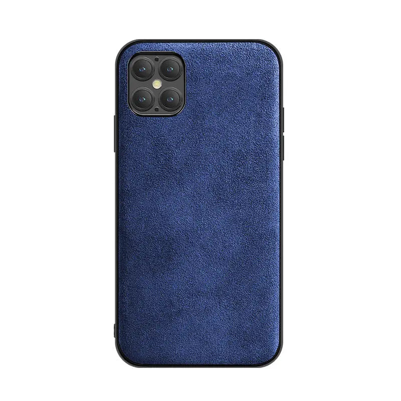 Anacotte Luxeium Premium Microfiber Suede iPhone Case – Luxury Handcraft | Black, Green, Blue