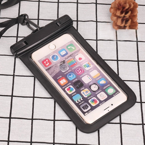 Waterproof Bag Phone Pouch Cover Mobile Case for Beach Outdoor - SUNSHINE1504