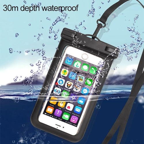 Waterproof Bag Phone Pouch Cover Mobile Case for Beach Outdoor - SUNSHINE1504