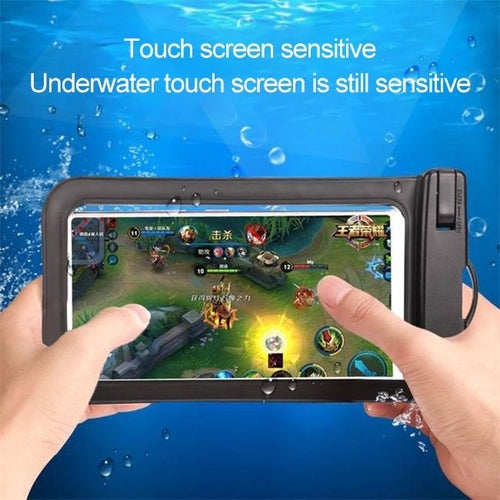 Waterproof Bag Phone Pouch Cover Mobile Case for Beach Outdoor - SUNSHINE1504