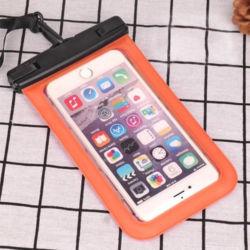 Waterproof Bag Phone Pouch Cover Mobile Case for Beach Outdoor - SUNSHINE1504