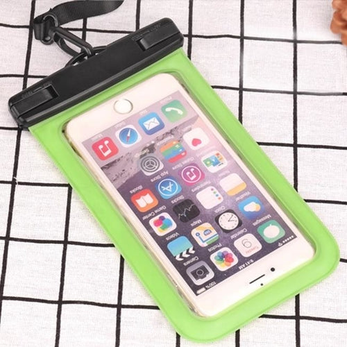 Waterproof Bag Phone Pouch Cover Mobile Case for Beach Outdoor - SUNSHINE1504