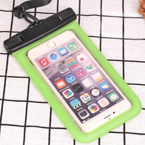 Waterproof Bag Phone Pouch Cover Mobile Case for Beach Outdoor - SUNSHINE1504