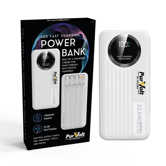 Power & Comfort Duo – 10,000mAh LED Fast Charging Power Bank + Extra Large Electric Heating Pad (12” x 24”)