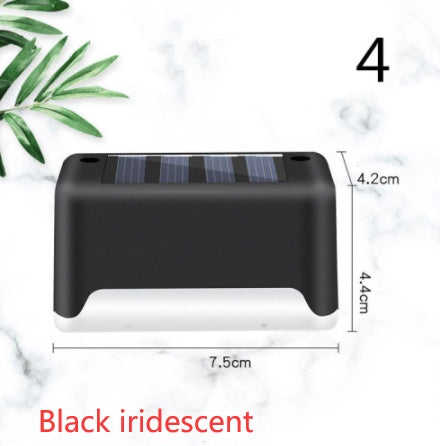Solar LED Outdoor Step & Fence Light | Warm White | Auto On/Off | Waterproof | 75×44×42mm | European Style | Deck, Stairs, Garden & Pathway | 1–20pc Packs | Black & Brown
