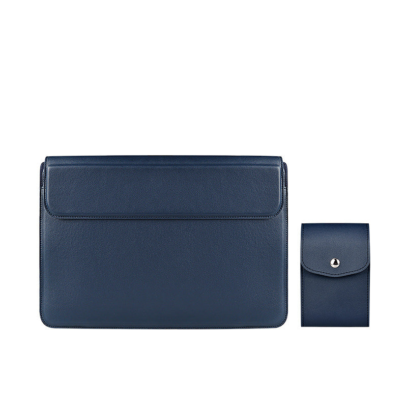 PU Leather Laptop Sleeve & Inner Bag | 13.3", 14.1", 15.4" | Multiple Colors | Bracket Style