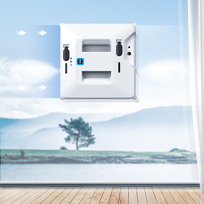 Intelligent Automatic Window Cleaning Robot | Smart Glass Cleaner, EU/US/UK/AU Plug, White