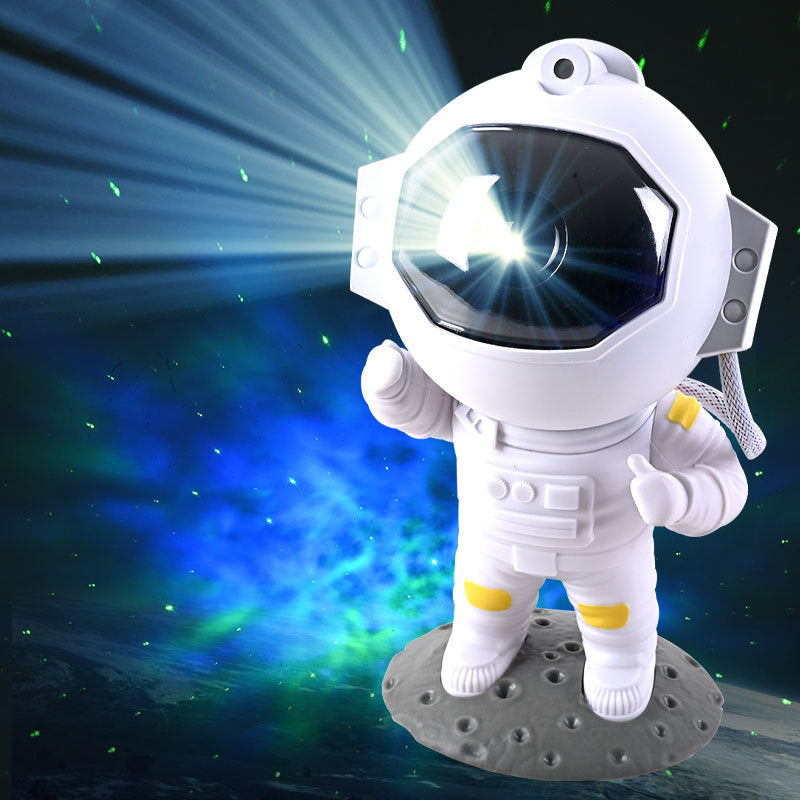 Astronaut Galaxy Star Projector Night Light | USB | <5W | 532nm Laser | Remote | Magnetic Detachable | 22cm | ABS+PC | Nebula & Stars | Bedroom, Kids & Gift