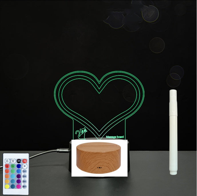 LED Acrylic Handwriting Message Board | 3W 5V USB | Touch & Remote | 16 Designs | Acrylic + ABS | Erasable Pen Included