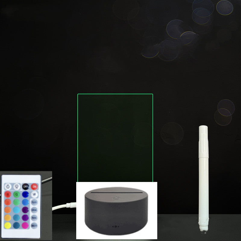 LED Acrylic Handwriting Message Board | 3W 5V USB | Touch & Remote | 16 Designs | Acrylic + ABS | Erasable Pen Included