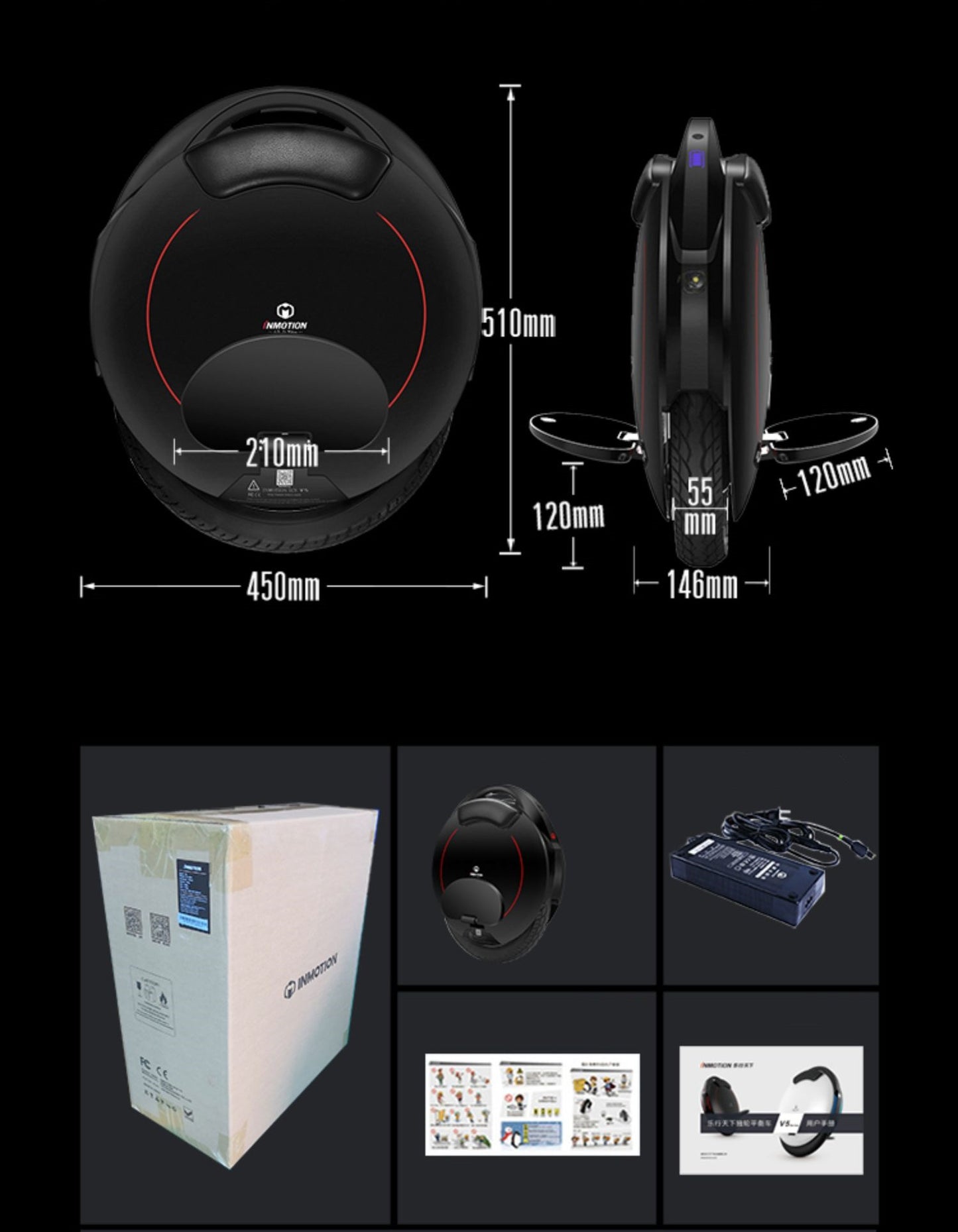 72V Electric Unicycle | 14-Inch, 25km/h, 25km Range, Bluetooth & APP Control