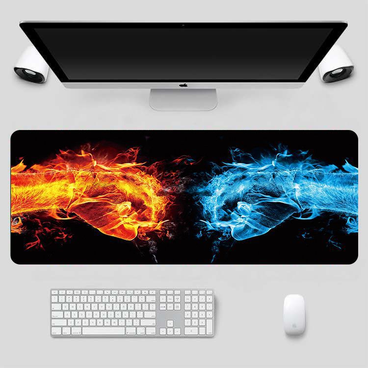 Extended Gaming Mouse Pad | Non-Slip Rubber Base, Thermal Print | 7 Designs, Multiple Sizes & Thickness