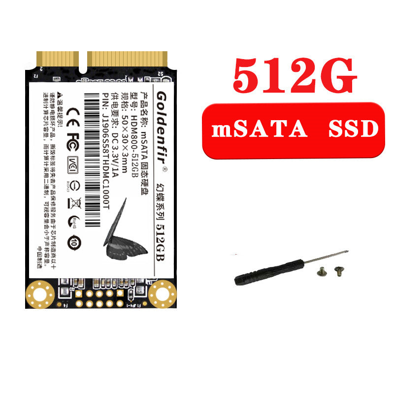 512GB mSATA SSD | Mini SATA Solid State Drive | Desktop & Laptop Universal | 36-Month Warranty