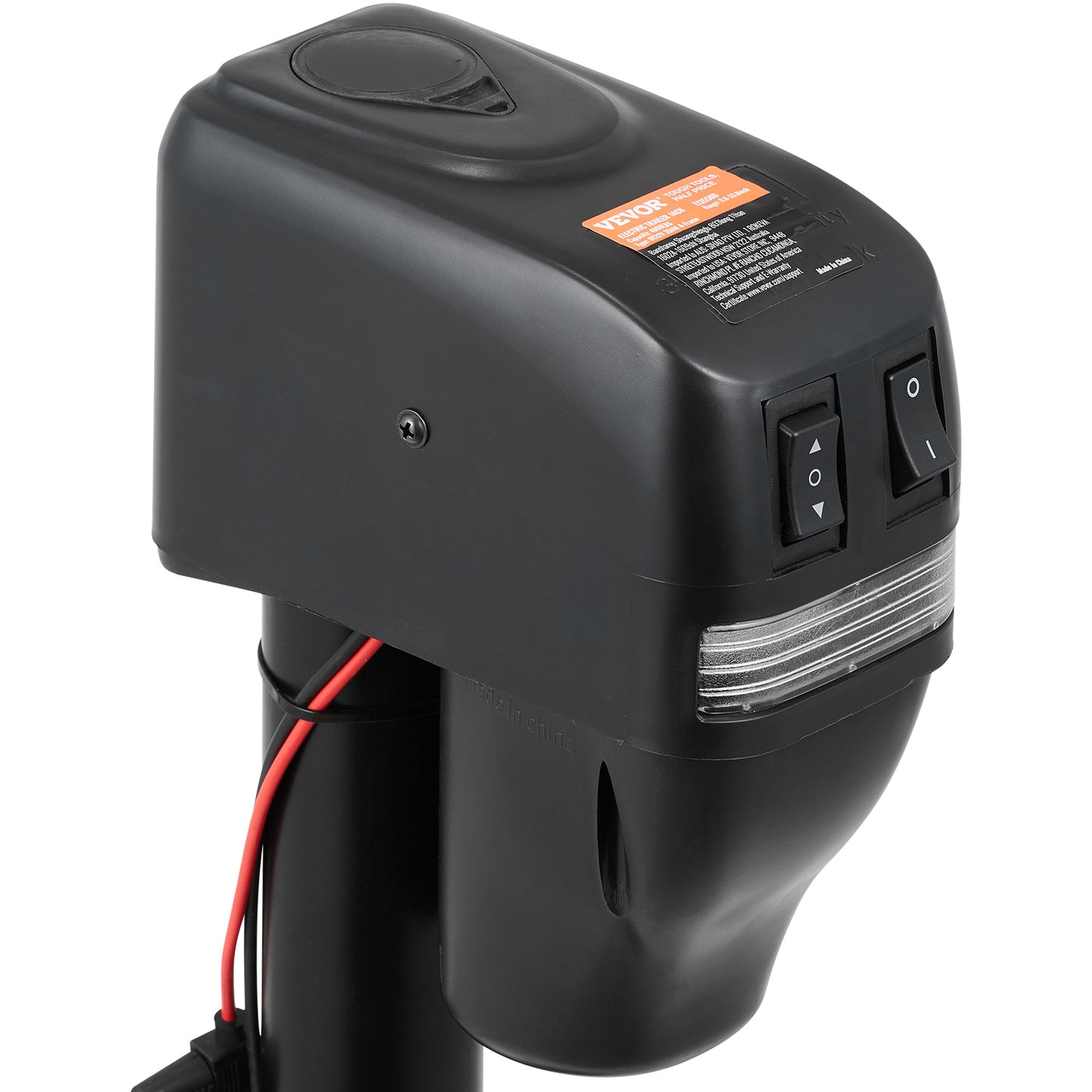 VEVOR 4000 lbs Electric Trailer Tongue Jack | 9.84"-33.85" Travel, Waterproof Cover, RV & Utility Trailer