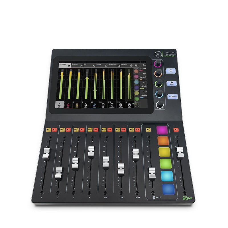 Professional Digital Audio Mixer | Bluetooth 5.0, 12-Channel SD Recording & 4 Headphone Outputs