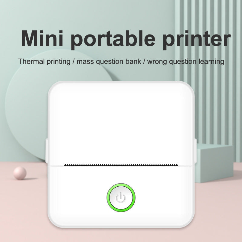 Portable Bluetooth Thermal Printer | BLE 4.0 | Photo, Banner & Text Printing | 800mAh | 1-Roll & 5-Roll | 7 Colours