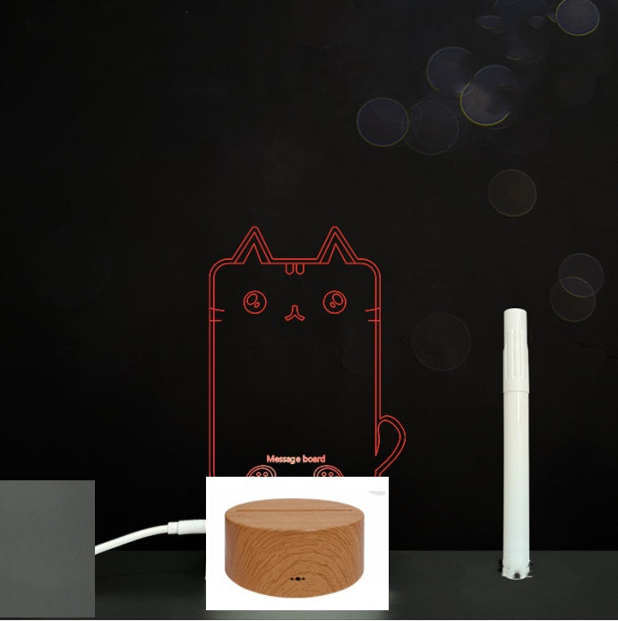 LED Acrylic Handwriting Message Board | 3W 5V USB | Touch & Remote | 16 Designs | Acrylic + ABS | Erasable Pen Included