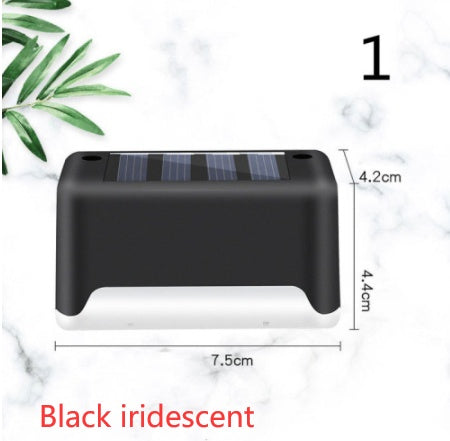 Solar LED Outdoor Step & Fence Light | Warm White | Auto On/Off | Waterproof | 75×44×42mm | European Style | Deck, Stairs, Garden & Pathway | 1–20pc Packs | Black & Brown