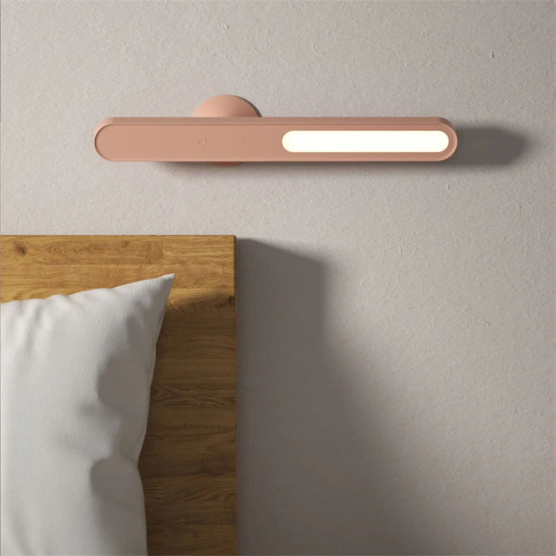 Magnetic Suction Touch Table Lamp | Geometric Design | USB | PC Shade | European Style | Khaki & White | 1PC & 2PCS