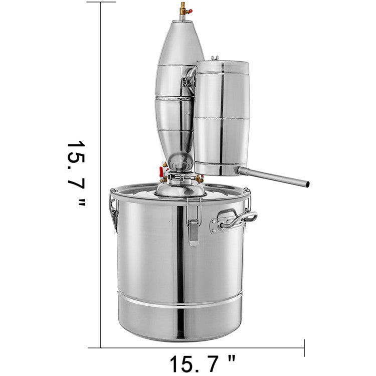 50L 304 Stainless Steel Distillation Kit – Essential Oils, Herbal Extracts & Water Purification