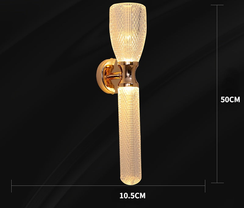 Modern Nordic Minimalist G4 Wall Lamp | Electroplated Hardware & Acrylic | 220V | Small & Large | Living Room, Bedroom & Stairwell | 3 Finishes
