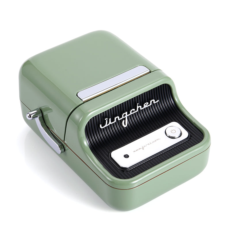 B21 Bluetooth Thermal Label Printer | 203DPI, Android & iOS | Text, Barcode & QR Code | Black, Green & Red