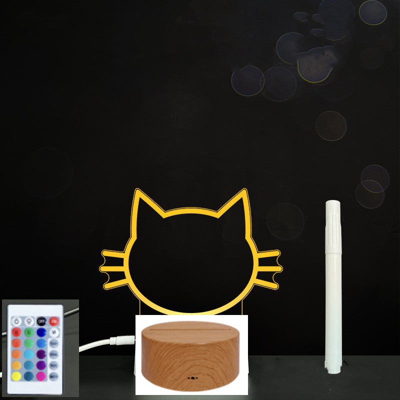 LED Acrylic Handwriting Message Board | 3W 5V USB | Touch & Remote | 16 Designs | Acrylic + ABS | Erasable Pen Included