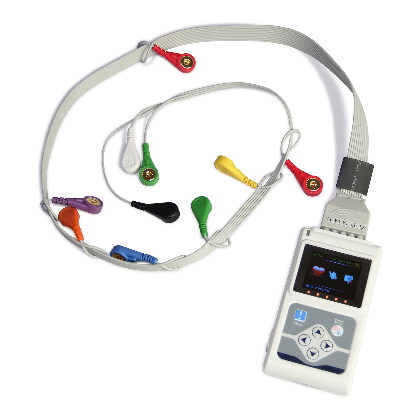 TLC5000 12-Lead 24-Hour Holter ECG Monitor | Arrhythmia Analysis, PC Software, CE & FDA