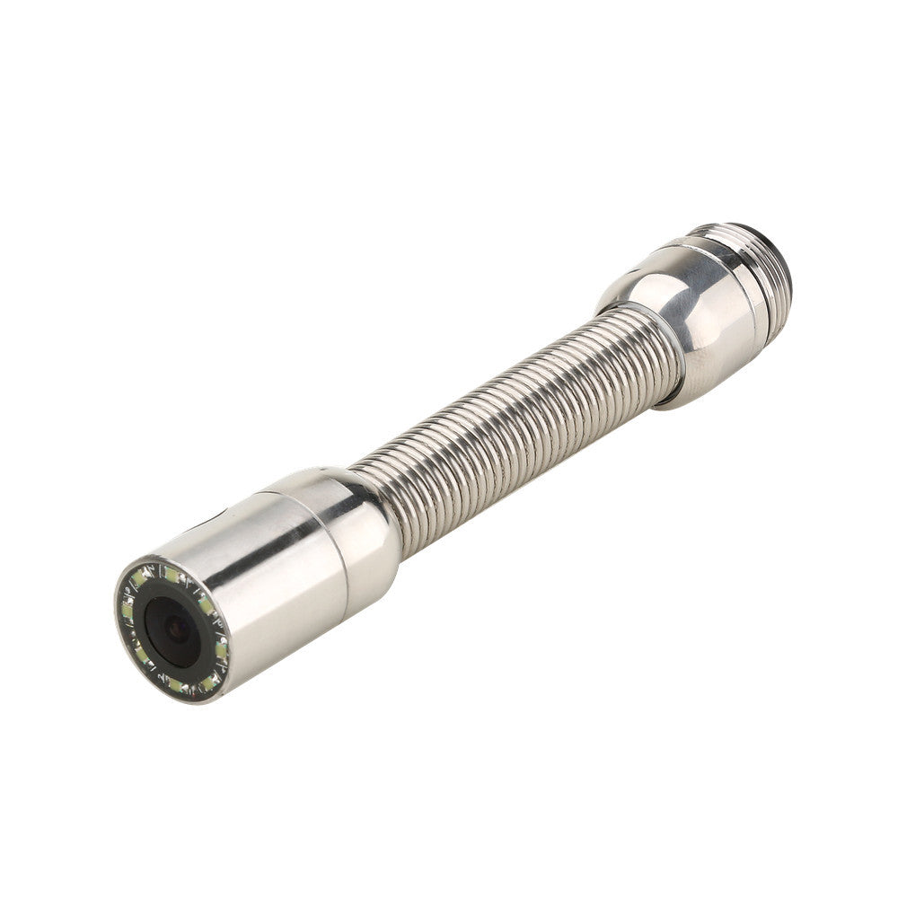 F951DC17 Pipeline Inspection Endoscope Camera | Stainless Steel Probe, 20-50M Cable, AU/EU/UK/US Plug