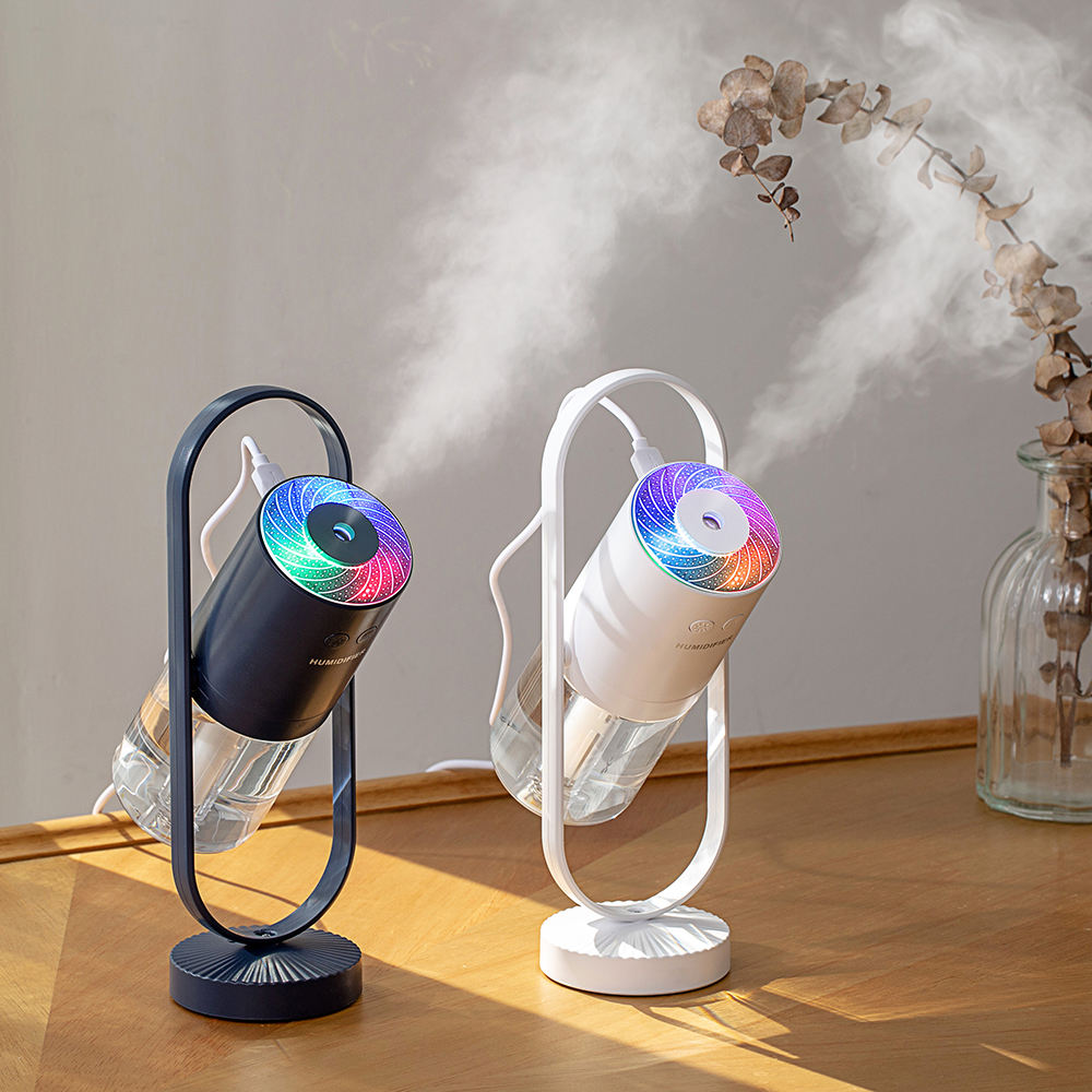 200ml USB Portable Mini Humidifier | 3.5W | 40ml/h Spray | DC5V | ABS+PP | 70×66×213mm | 140g | Dark Blue, Light Blue, Pink & White