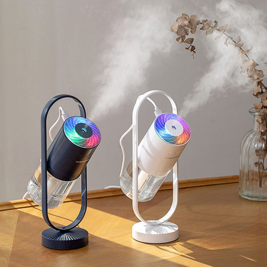 200ml USB Portable Mini Humidifier | 3.5W | 40ml/h Spray | DC5V | ABS+PP | 70×66×213mm | 140g | Dark Blue, Light Blue, Pink & White