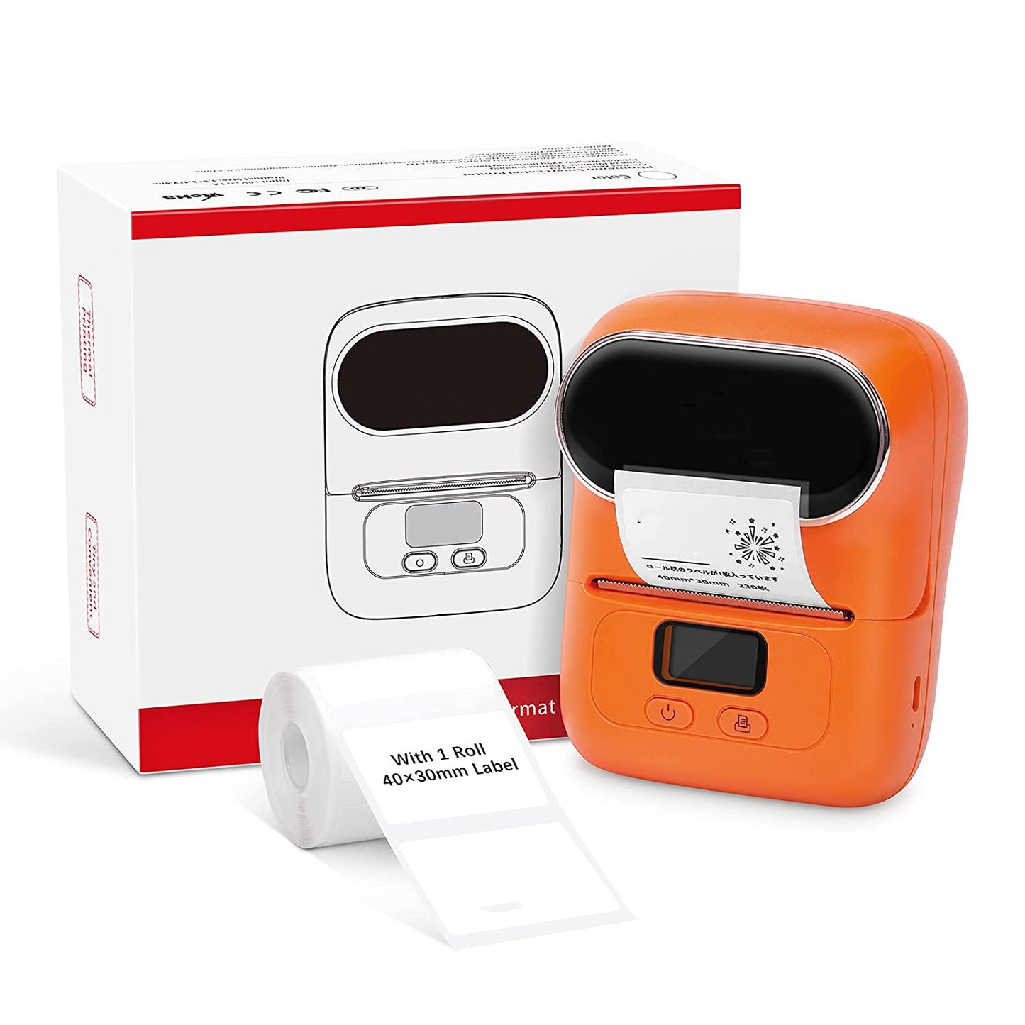 M110 Bluetooth Handheld Label & Barcode Printer | Thermal, USB, Portable | Multiple Colors & Label Sizes