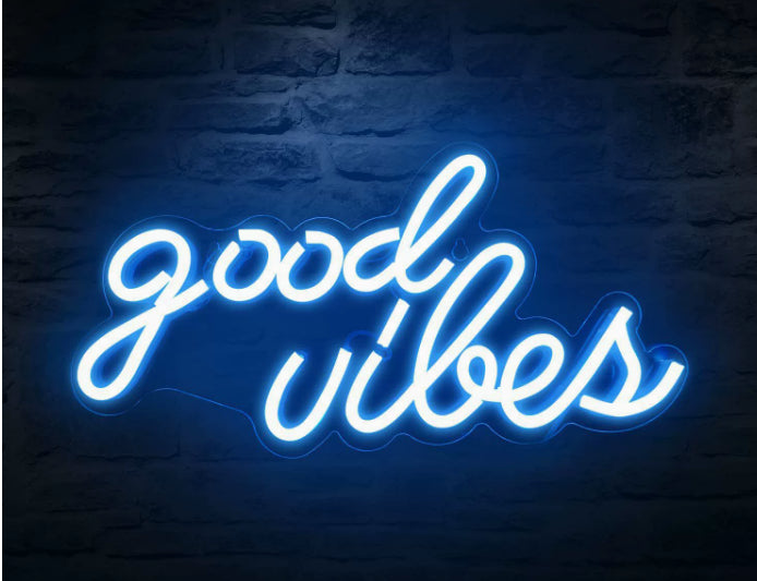 Acrylic LED Neon Sign Wall Light | USB 5V | IP42 | 500,000hr | Transparent Backboard | 4 Designs | Party, Bar & Interior Wall Decor