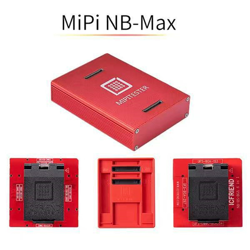 MIPI NB Max Box USB 3.0 Programmer | UFS BGA 153/254/297 & eMMC 13-in-1 Adapter