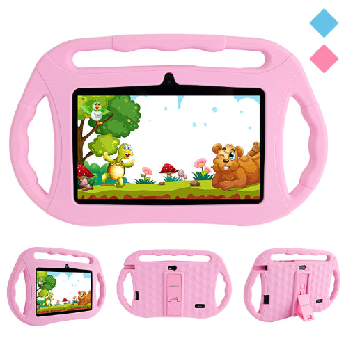 7" Android 10 Kids Tablet | Quad-Core 1.5GHz | 16GB | Dual Camera | WiFi | Single or Triple Handle | Red & Blue