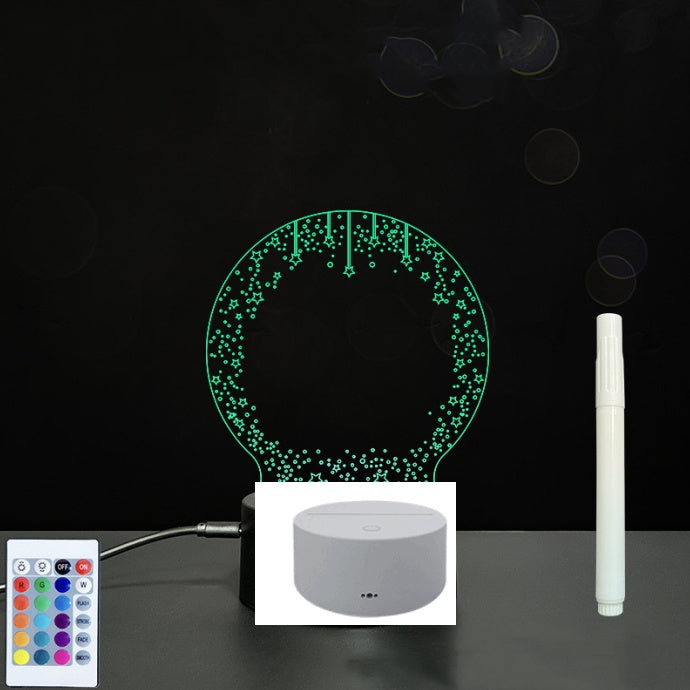 LED Acrylic Handwriting Message Board | 3W 5V USB | Touch & Remote | 16 Designs | Acrylic + ABS | Erasable Pen Included