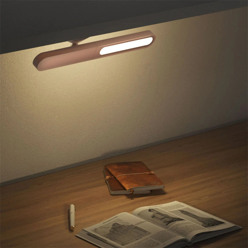 Magnetic Suction Touch Table Lamp | Geometric Design | USB | PC Shade | European Style | Khaki & White | 1PC & 2PCS