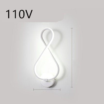 Nordic Minimalist LED Wall Lamp | Silicone Shade | 30,000h LED | Button Switch | 110V & 220V | Warm & White Light | Multiple Styles