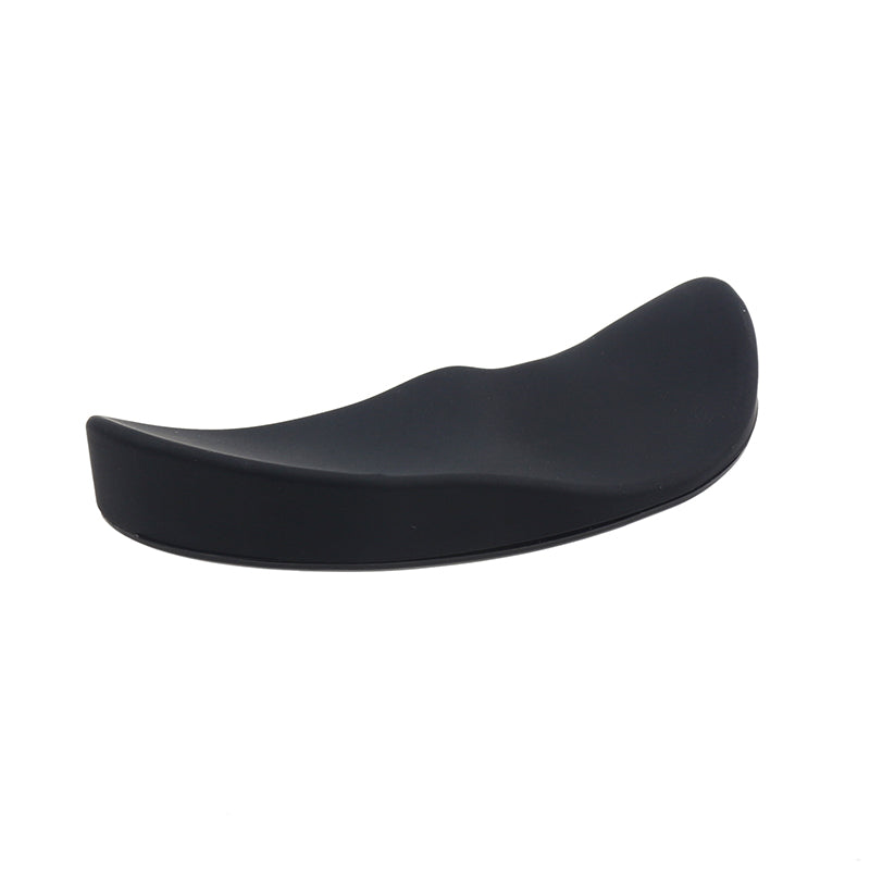 Ergonomic Silicone Mouse Wrist Rest | 3D Curved Bionic Design | Gliding Base | Non-Slip | Left & Right Hand | Single & Twin Pack | Black & Silver Gray