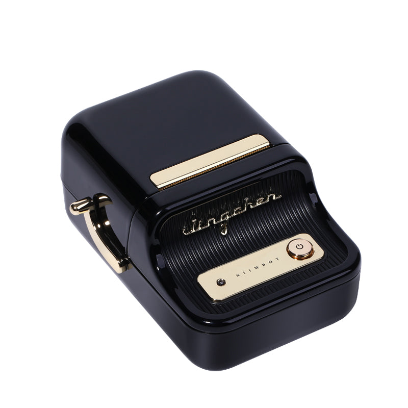 B21 Bluetooth Thermal Label Printer | 203DPI, Android & iOS | Text, Barcode & QR Code | Black, Green & Red
