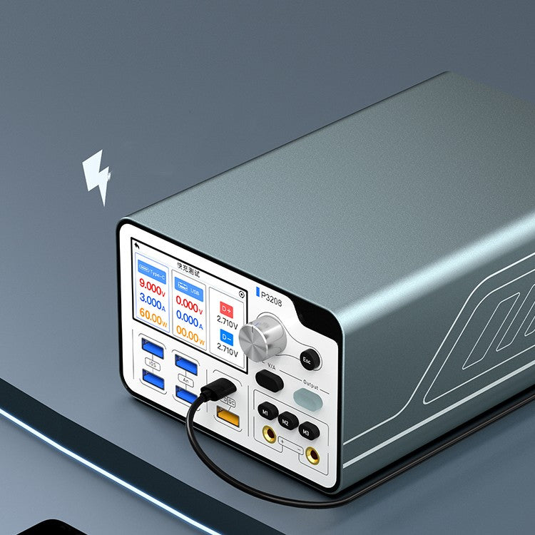 P3208 320W Smart Regulated Power Supply | 3" IPS Display, WiFi, Bluetooth & 60W Fast Charge