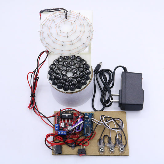 TinyLev Ultrasonic Acoustic Levitation DIY Kit | Arduino Nano, 76 Transducers, 40kHz, STEM Learning