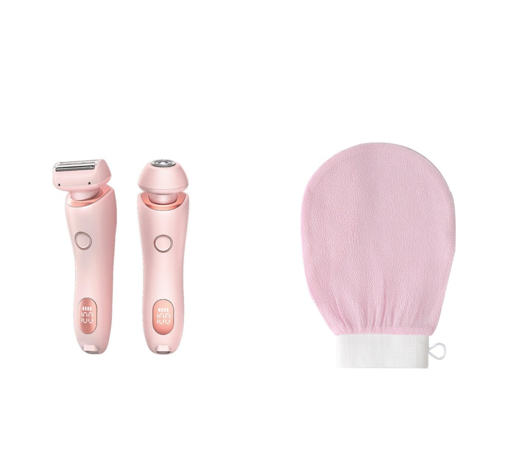 2-in-1 Women's Electric Shaver & Epilator | IPX7 Waterproof | USB Rechargeable | Full Body | Legs, Underarms & Bikini | Hypoallergenic | Wet & Dry | Pink & Blue