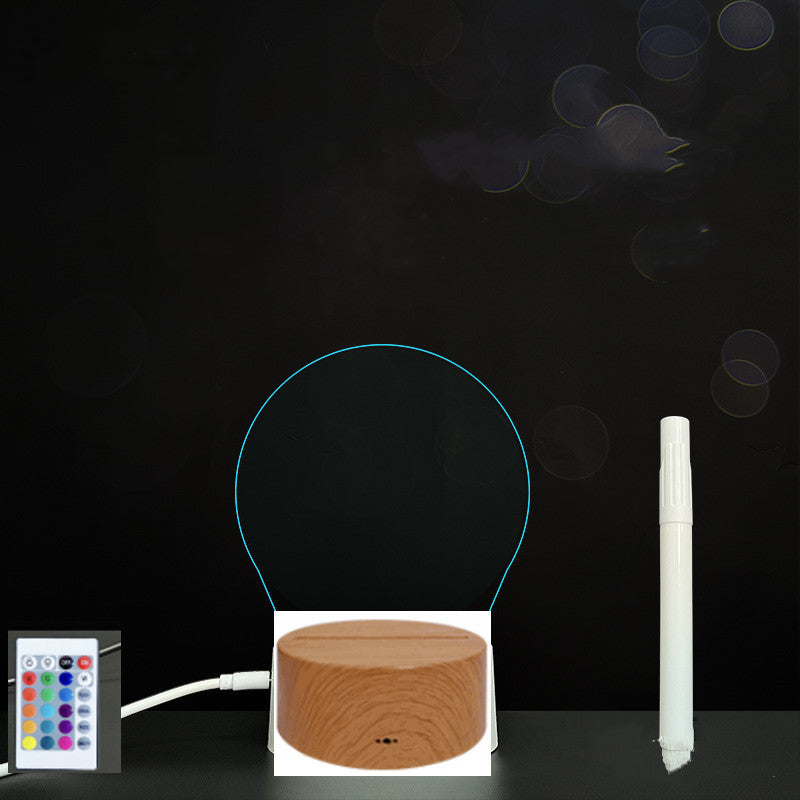 LED Acrylic Handwriting Message Board | 3W 5V USB | Touch & Remote | 16 Designs | Acrylic + ABS | Erasable Pen Included