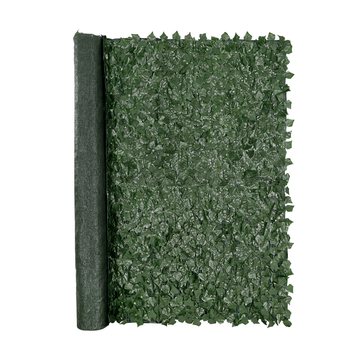 VEVOR 96×72" Artificial Ivy Privacy Fence Screen | Faux Hedge Green Wall, Mesh Backing, Garden & Balcony