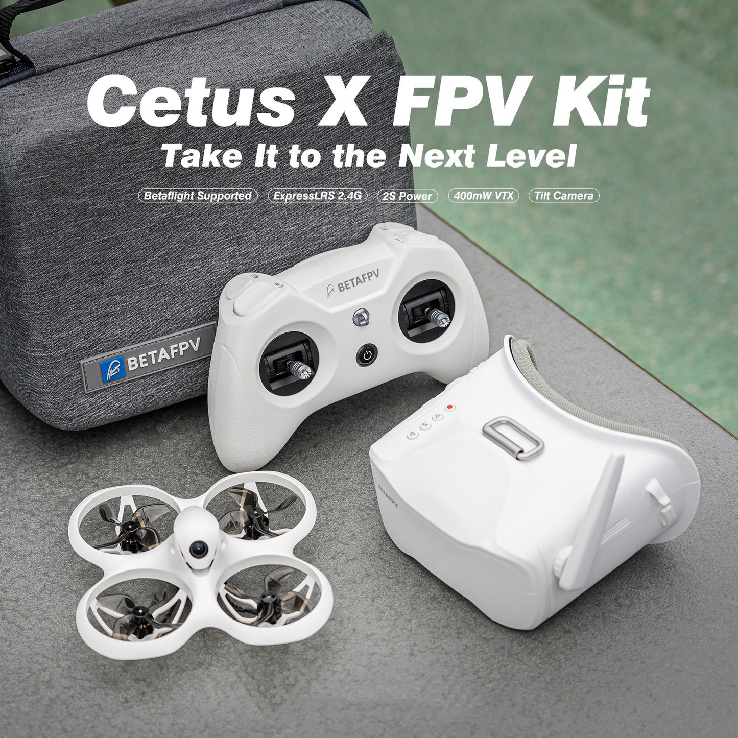 BetaFPV Cetus X ELRS FPV Racing Drone | HD First Vision Indoor Racing Kit